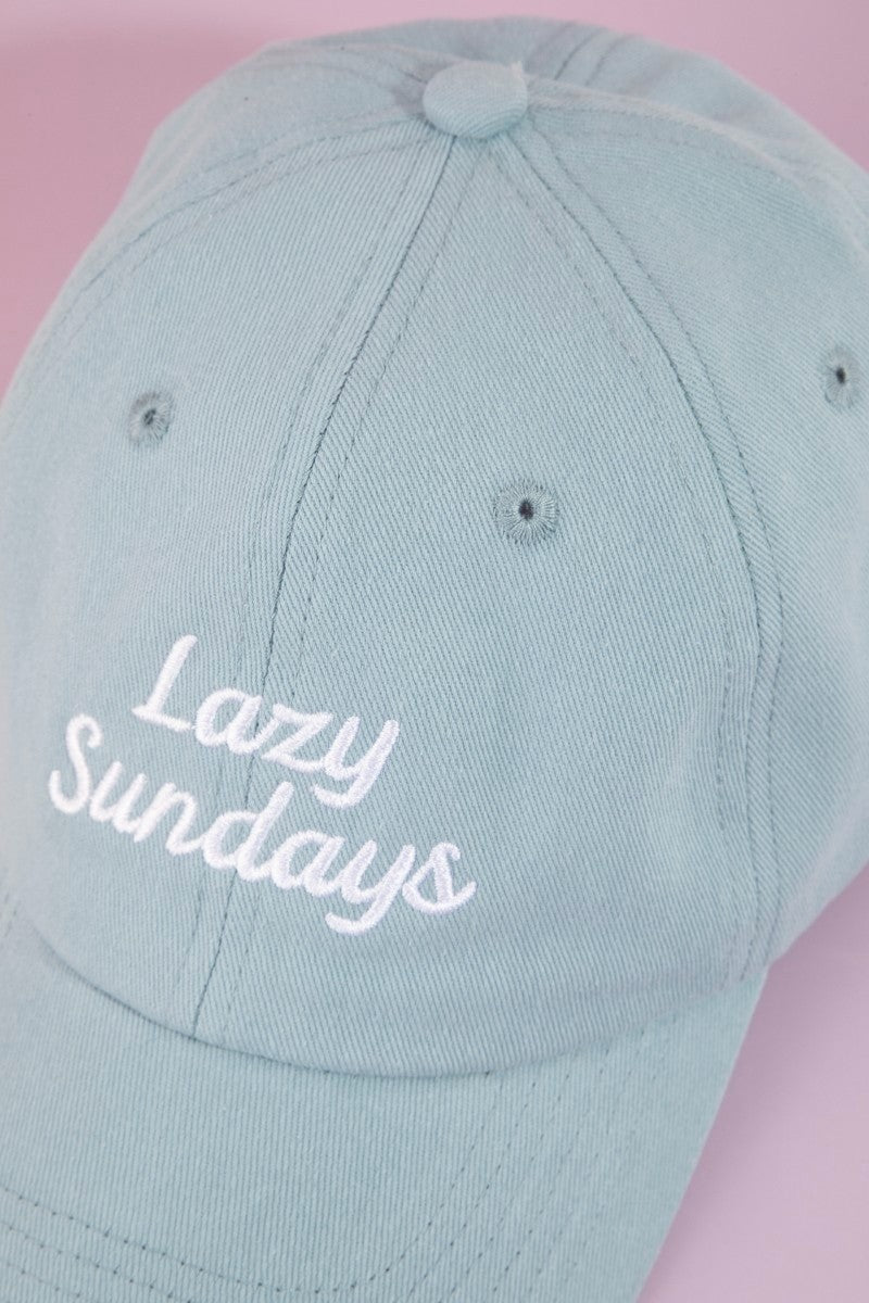Lazy Sundays Cap