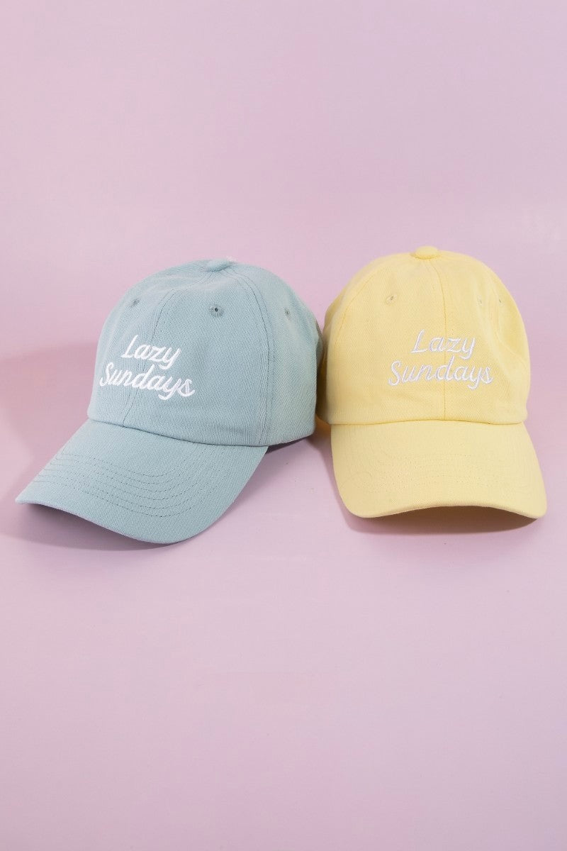 Lazy Sundays Cap