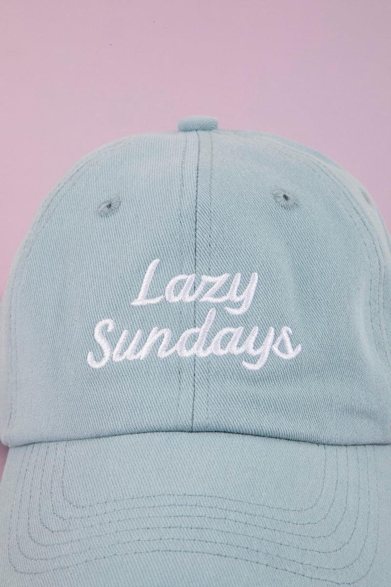 Lazy Sundays Cap