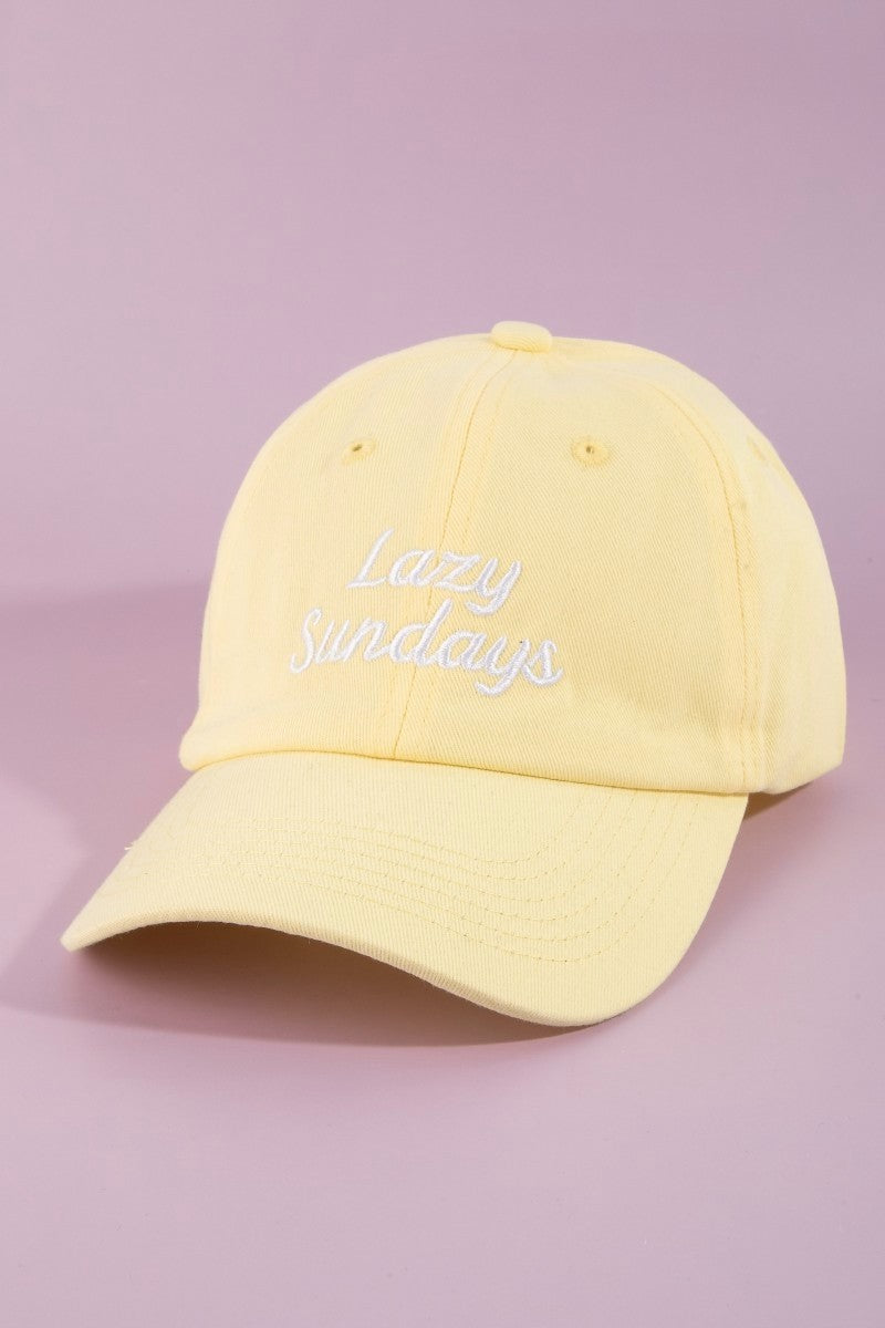 Lazy Sundays Cap