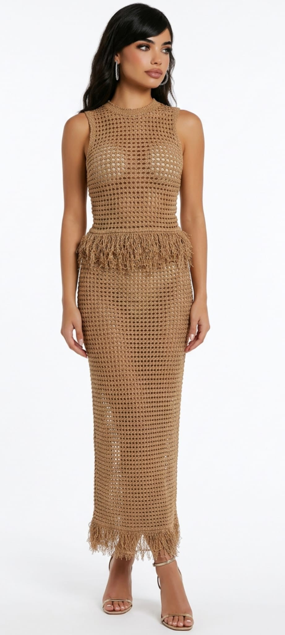 Isla Bonita Crochet Knit Two-piece Set