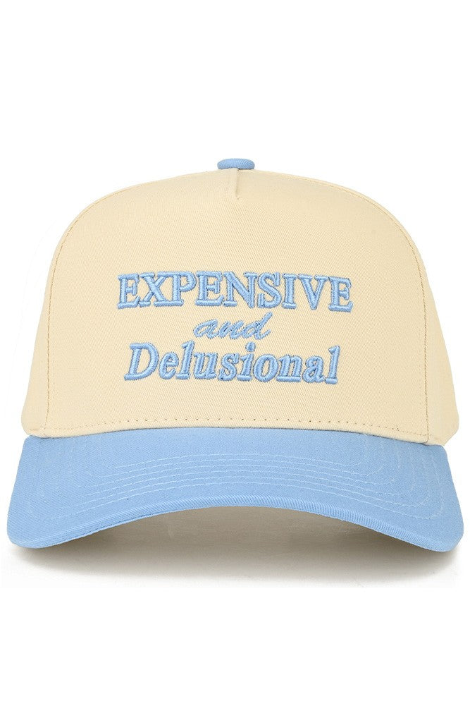 Expensive And Delusional Two Tone Trucker Hat