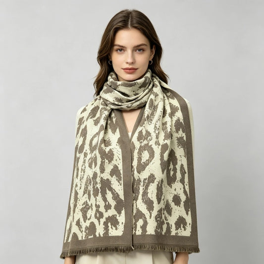 Wild Soul Leopard Pattern Scarf
