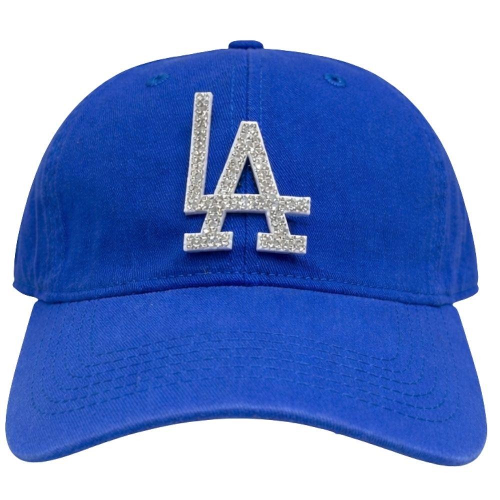 Bedazzled Denim LA Baseball Cap