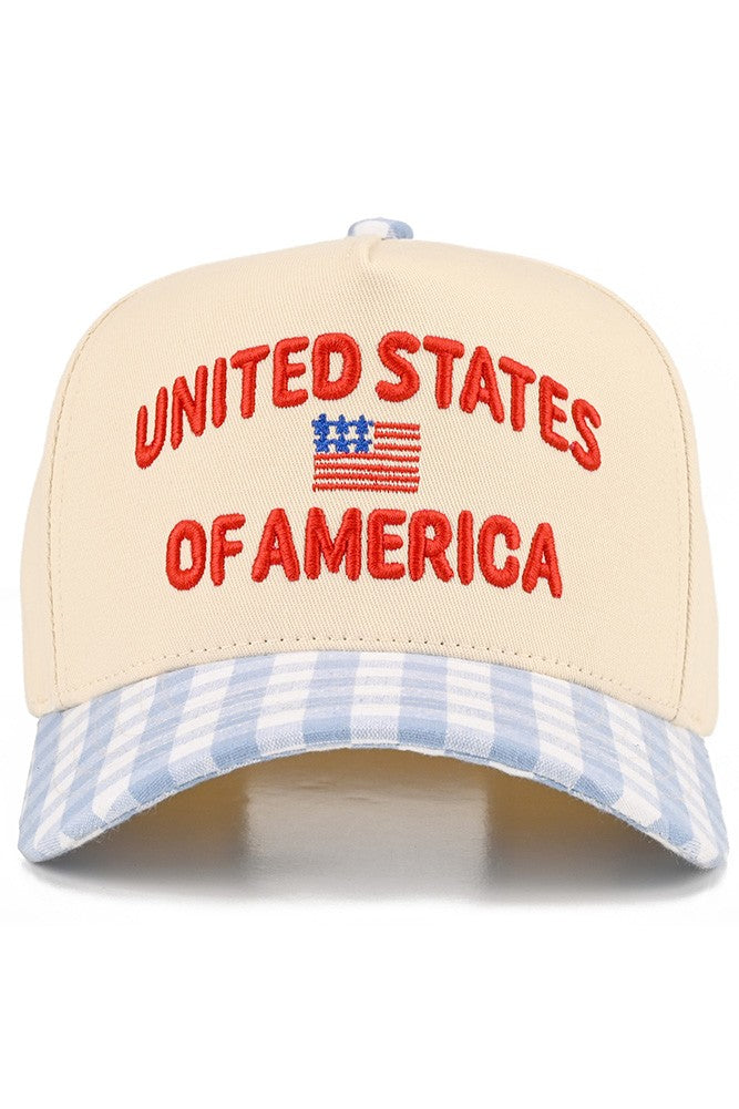 United States Of America Two Tone Trucker Hat