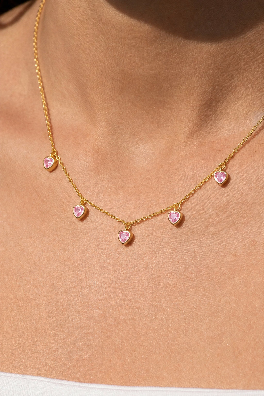 Mil Corazones Charm Necklace