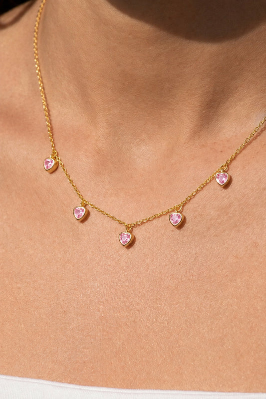 Mil Corazones Charm Necklace