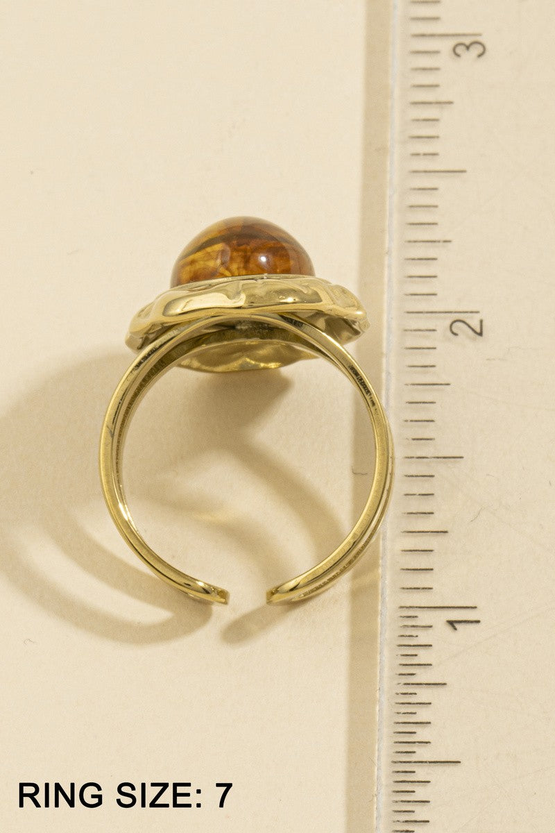 Isabel Hammered Statement Ring