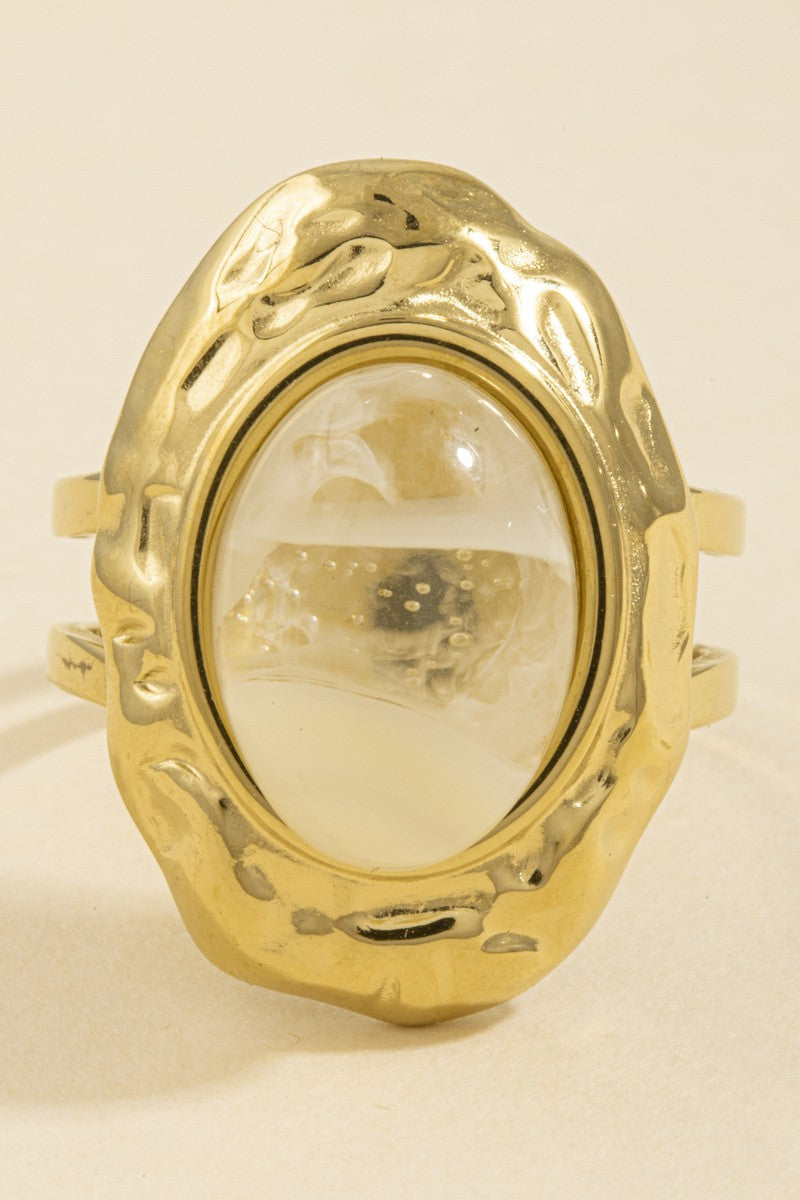 Isabel Hammered Statement Ring