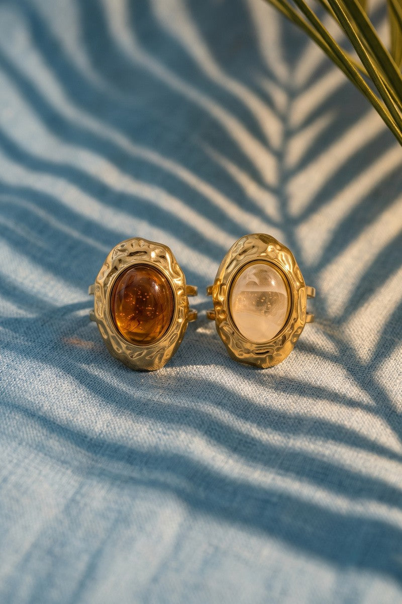 Isabel Hammered Statement Ring