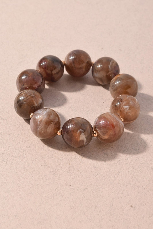 Madre Tierra Chunky Marbled Bracelet