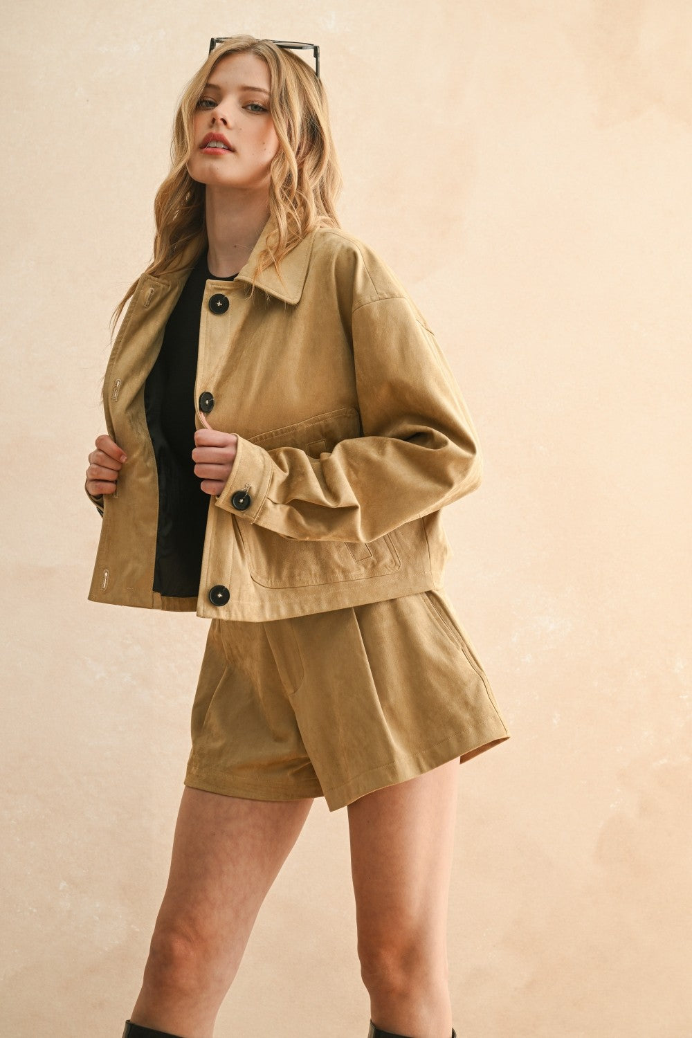Canyon Glow Suede Jacket