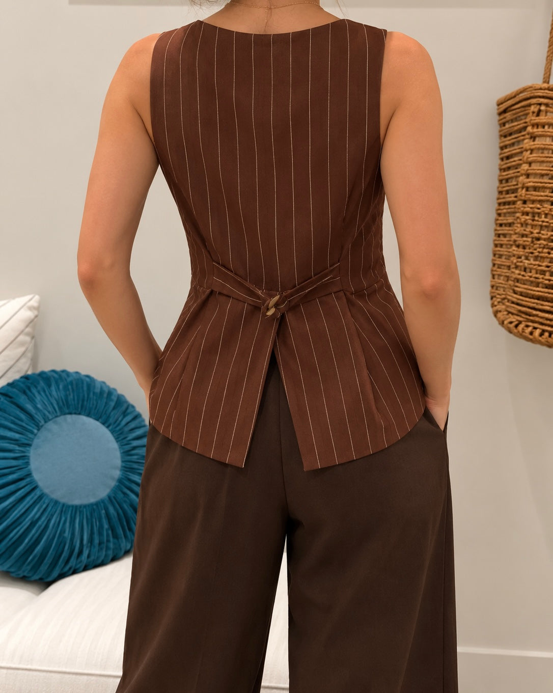 Dakota Stripe Vest