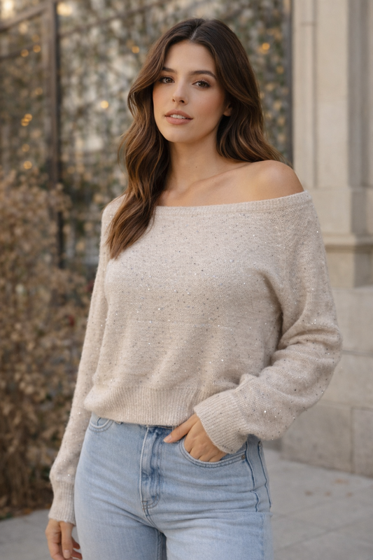 Silver Stardust Sweater