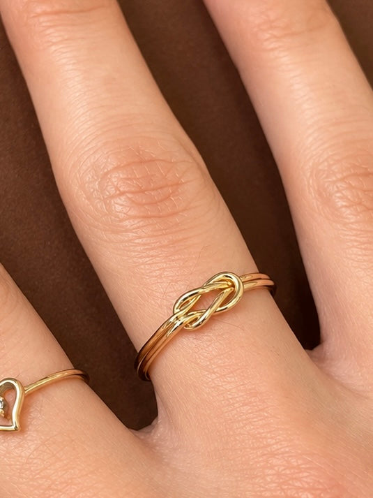 Heart in Knots Ring