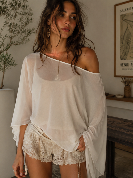 Moonlit Veil Poncho