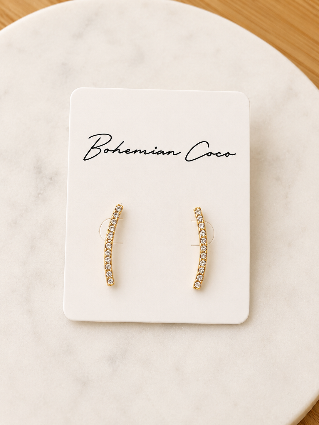 Noa Curve Studs