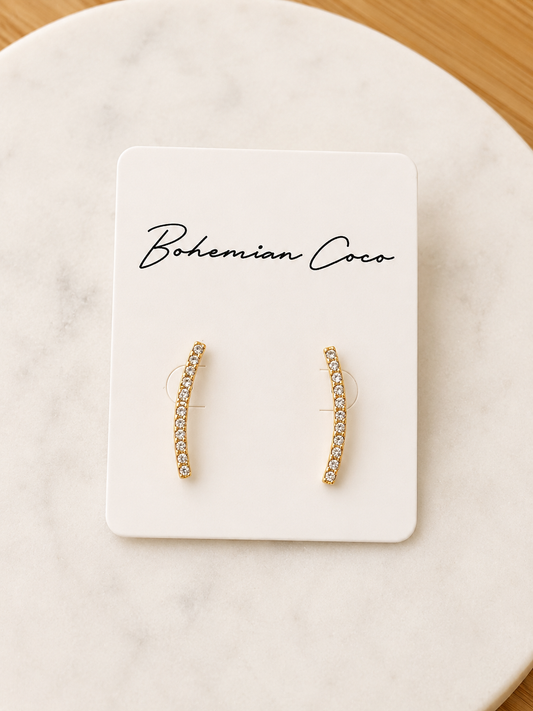 Noa Curve Studs