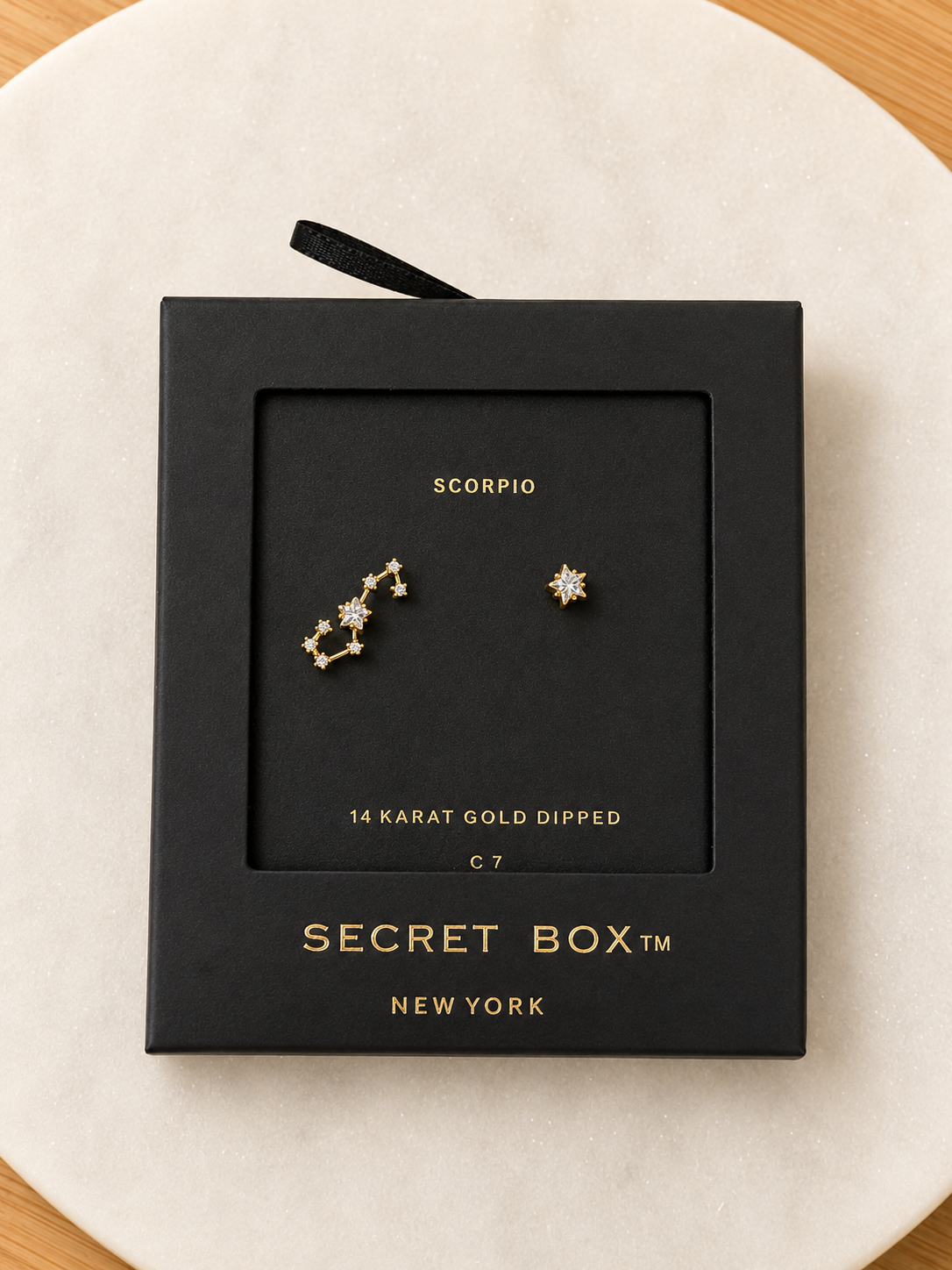 Scorpio Rhinestone Studs