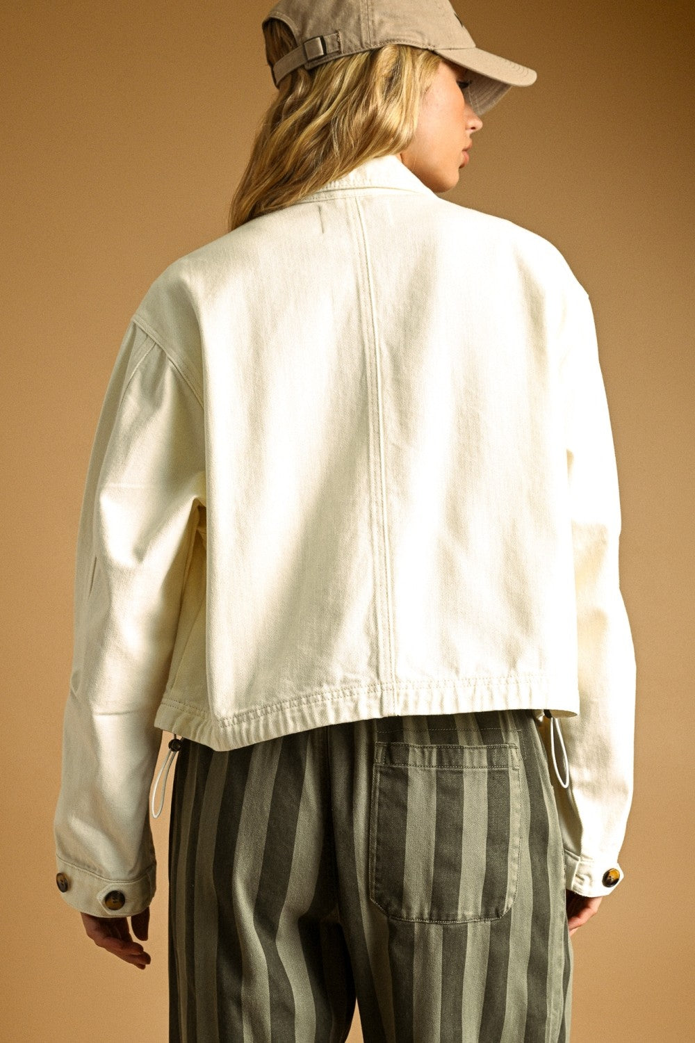 Desert Dawn Cotton Jacket With Adjust Cuff