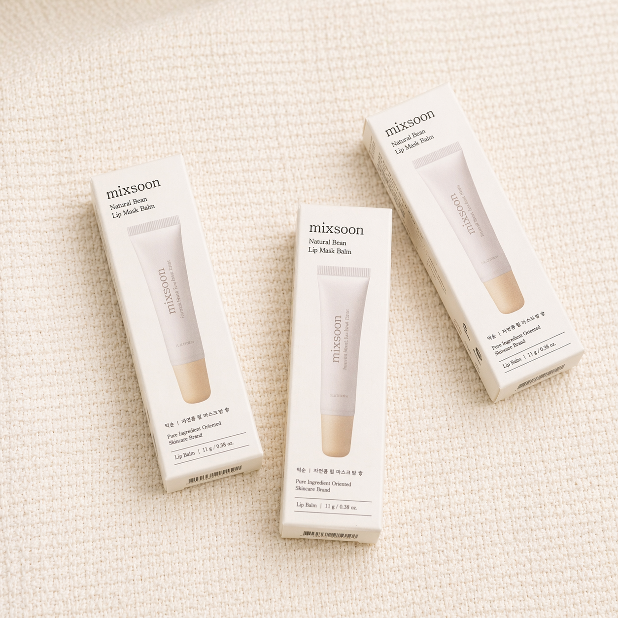 Mixsoon Korean Natural Bean Lip Mask Balm