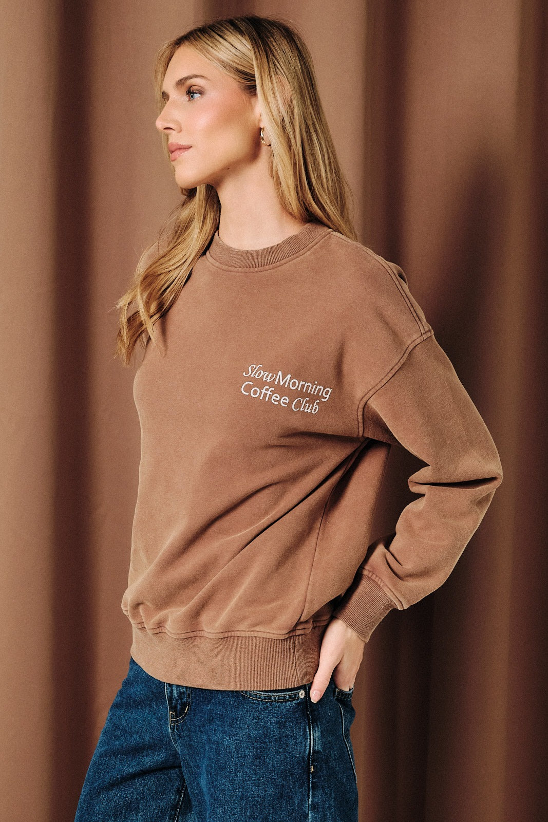 Slow Morning Coffee Club Sweatshirt