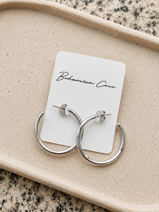 Wisteria Hoop Earrings