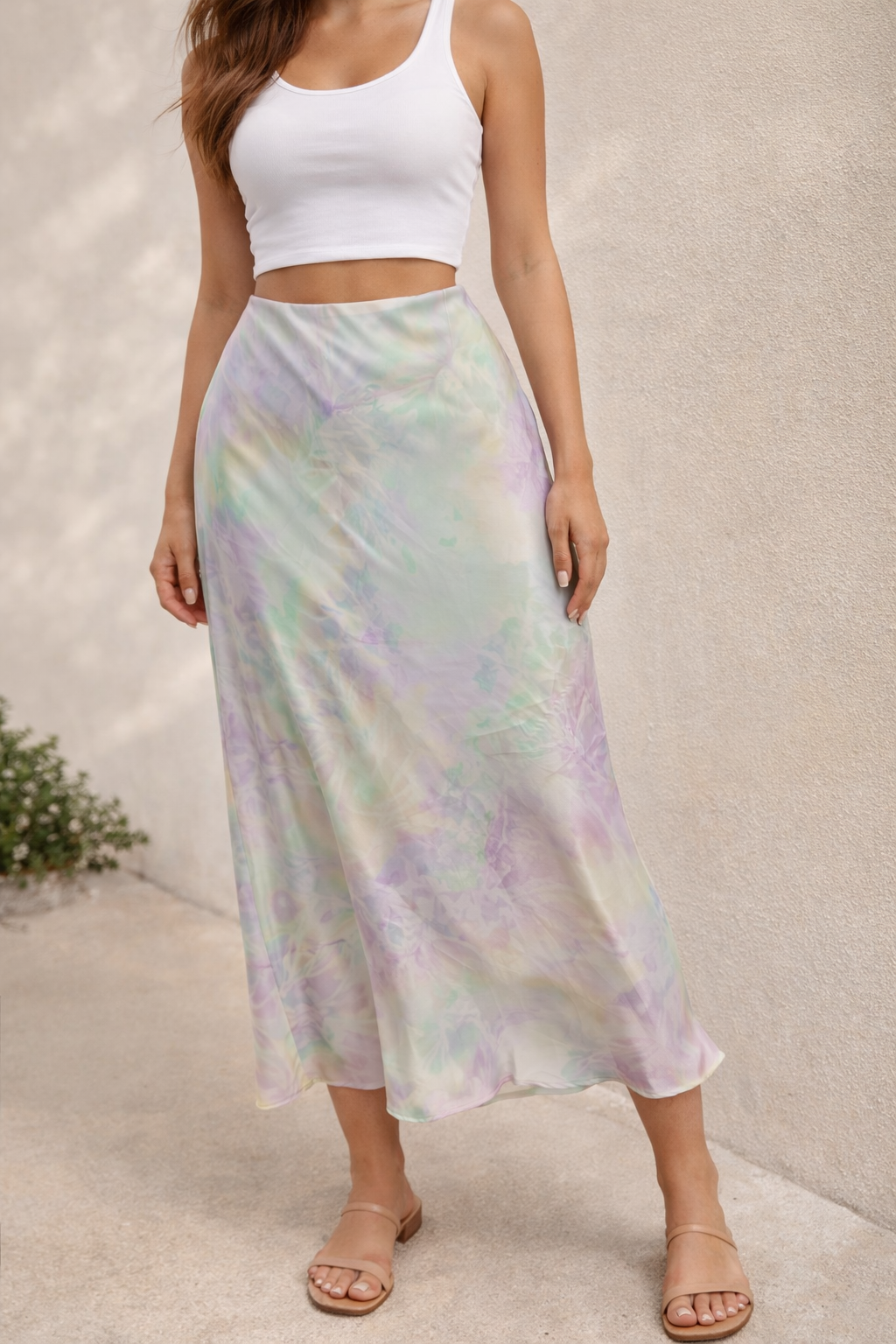 Pastel Daydream Midi Skirt