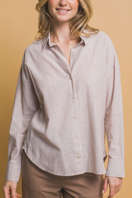 Striped Classic Button Down