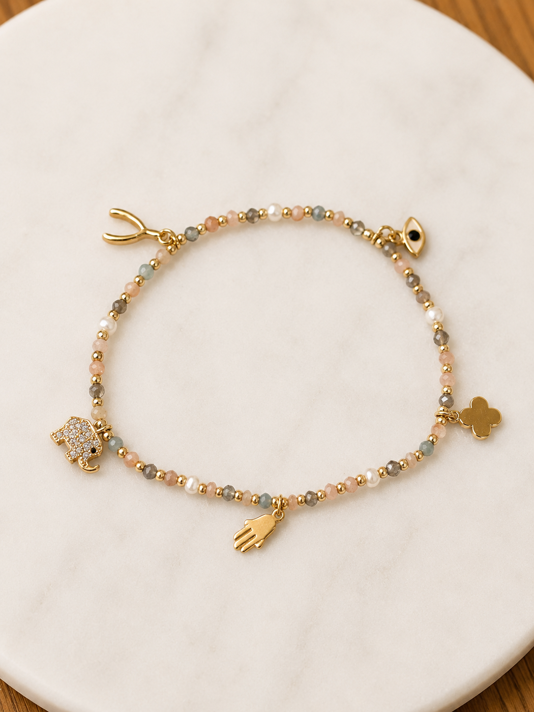 Lucky Charm Beaded Bracelet