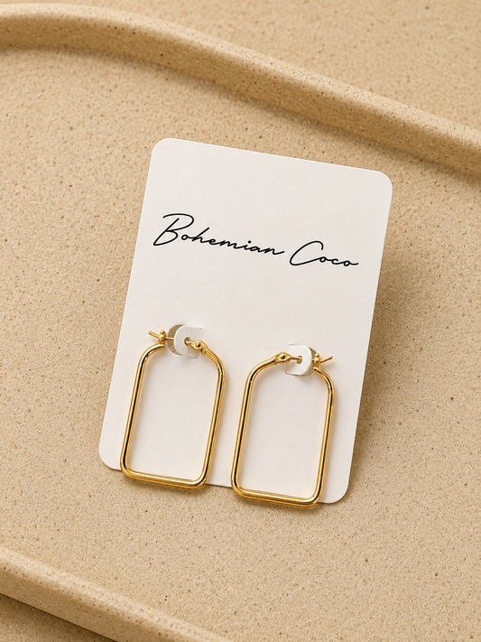Ember Square Dangle Earrings