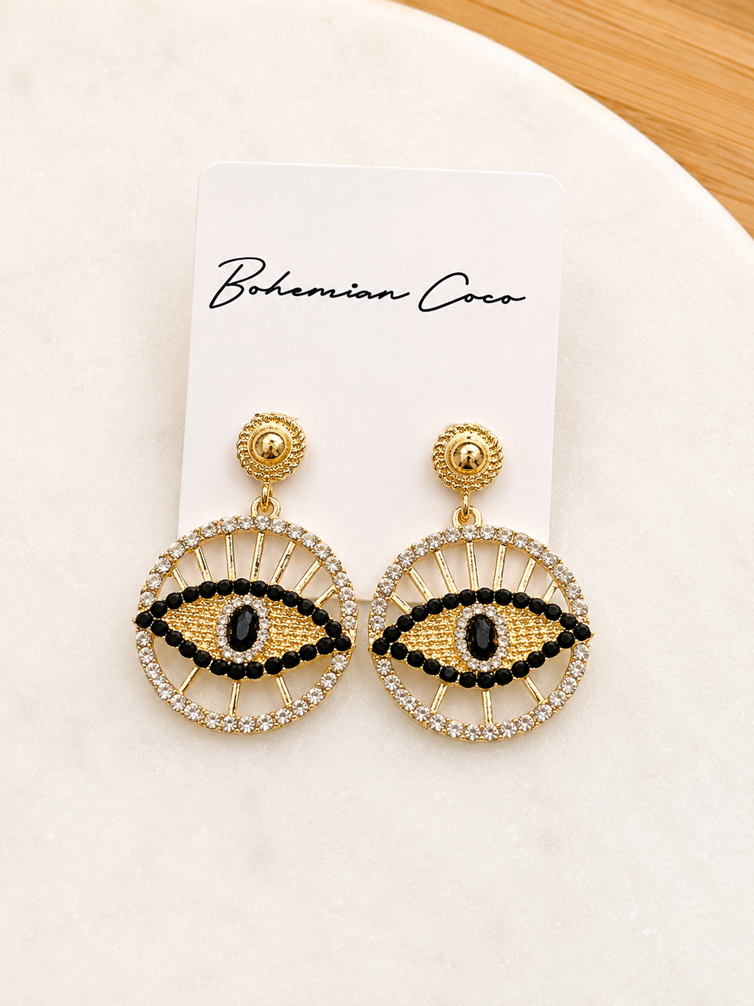 Evil Eye Statement Earrings