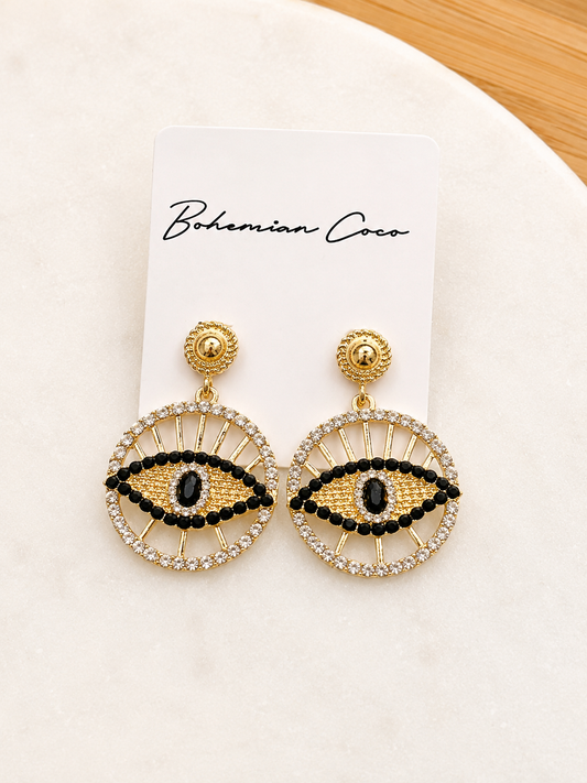 Evil Eye Statement Earrings
