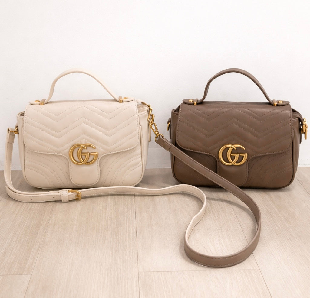 Heart G Luxe Faux Leather Bag