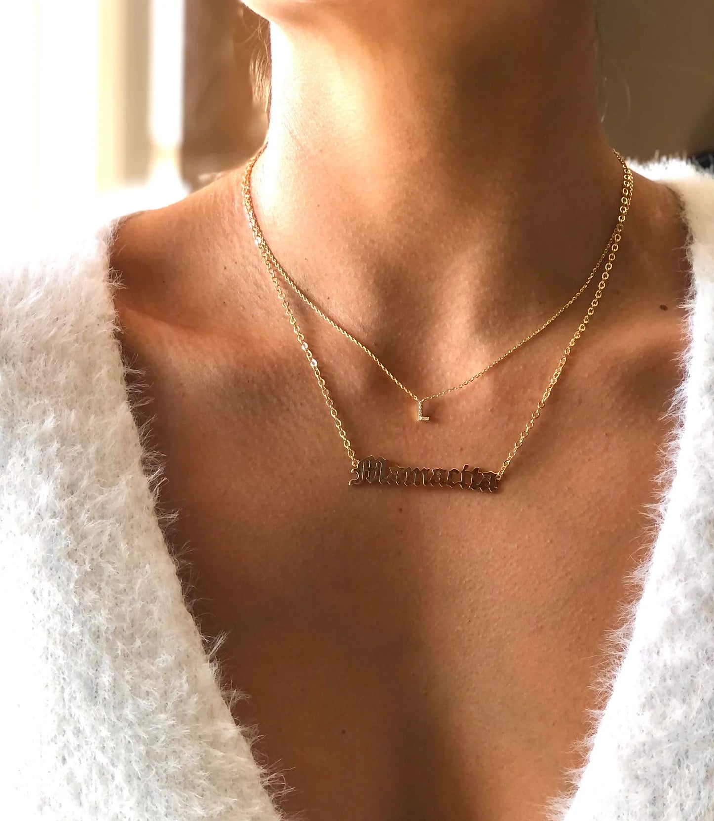 Proud Latina Script Necklaces