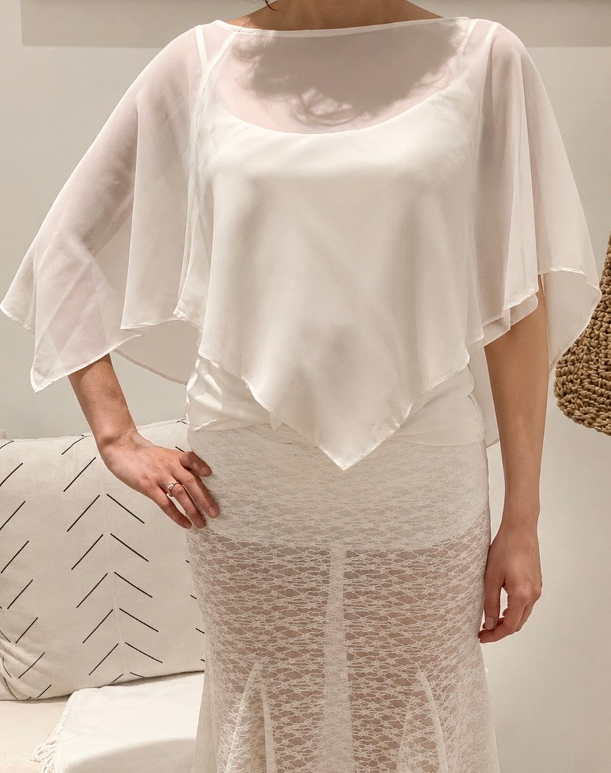 Moonlit Veil Poncho