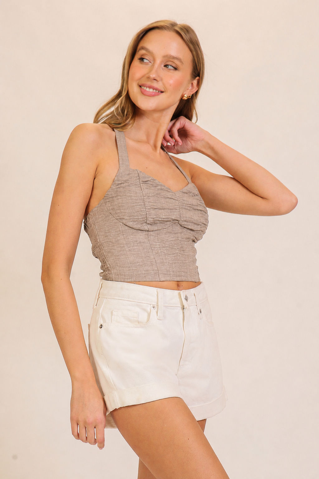 Airflow Halter Crop Top