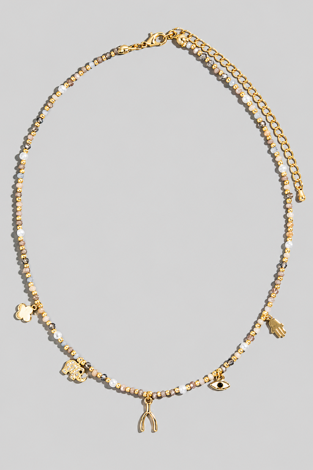 Lucky Charm Beaded Necklace