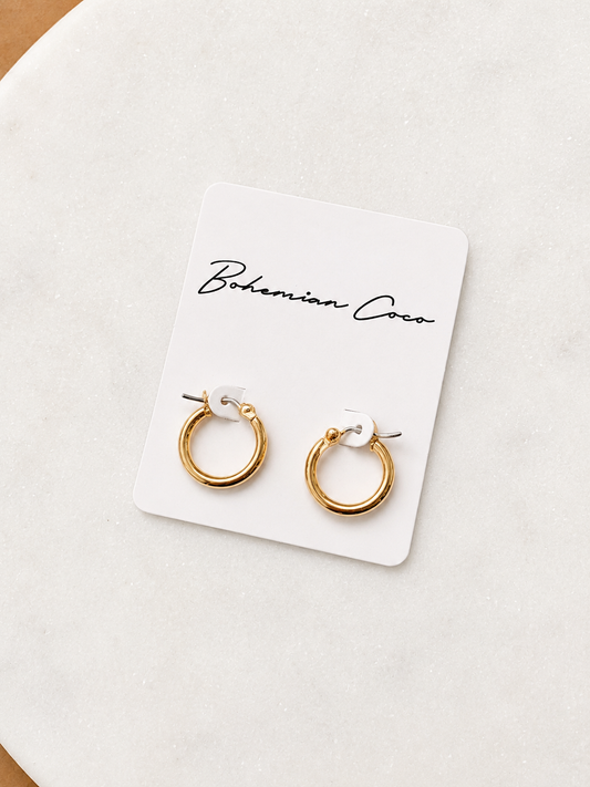 Celeste Mini Hoops