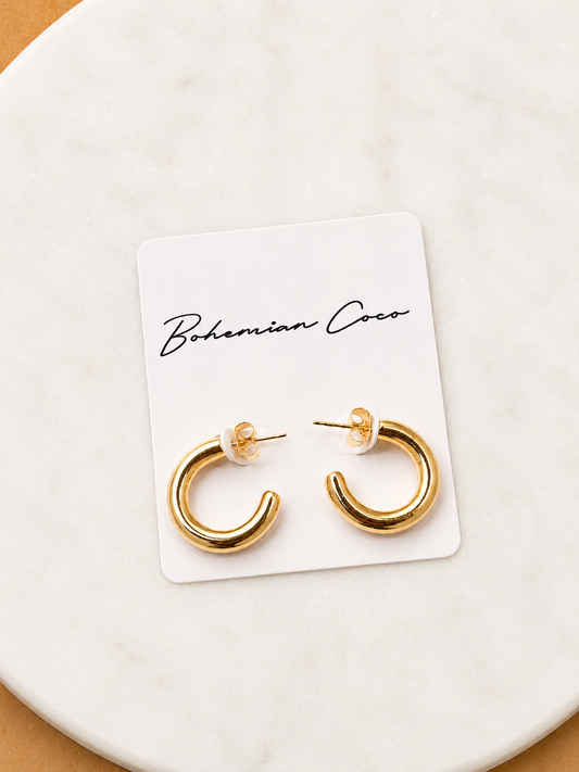 Tide Chunky Midi Hoops