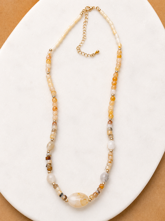 Sandstone Beaded Necklace