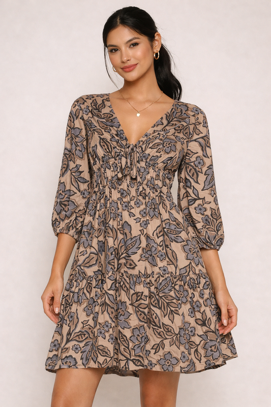 Milli Vintage Flower Dress