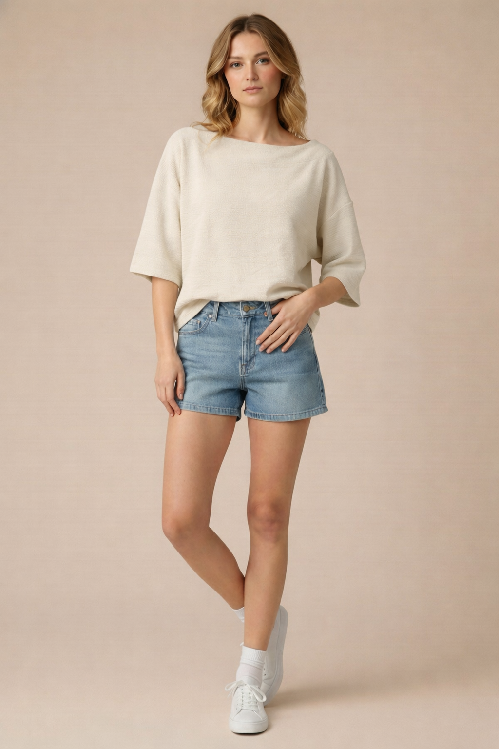 Coastal Drift Boat Neck Top