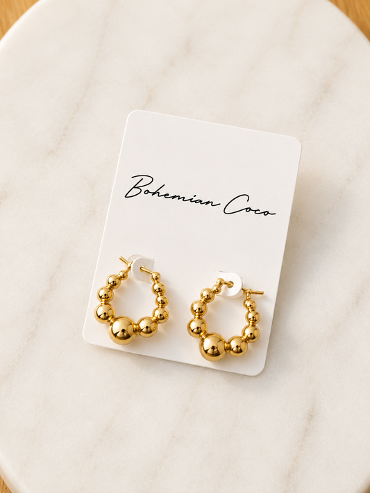 Emery Bubble Hoops
