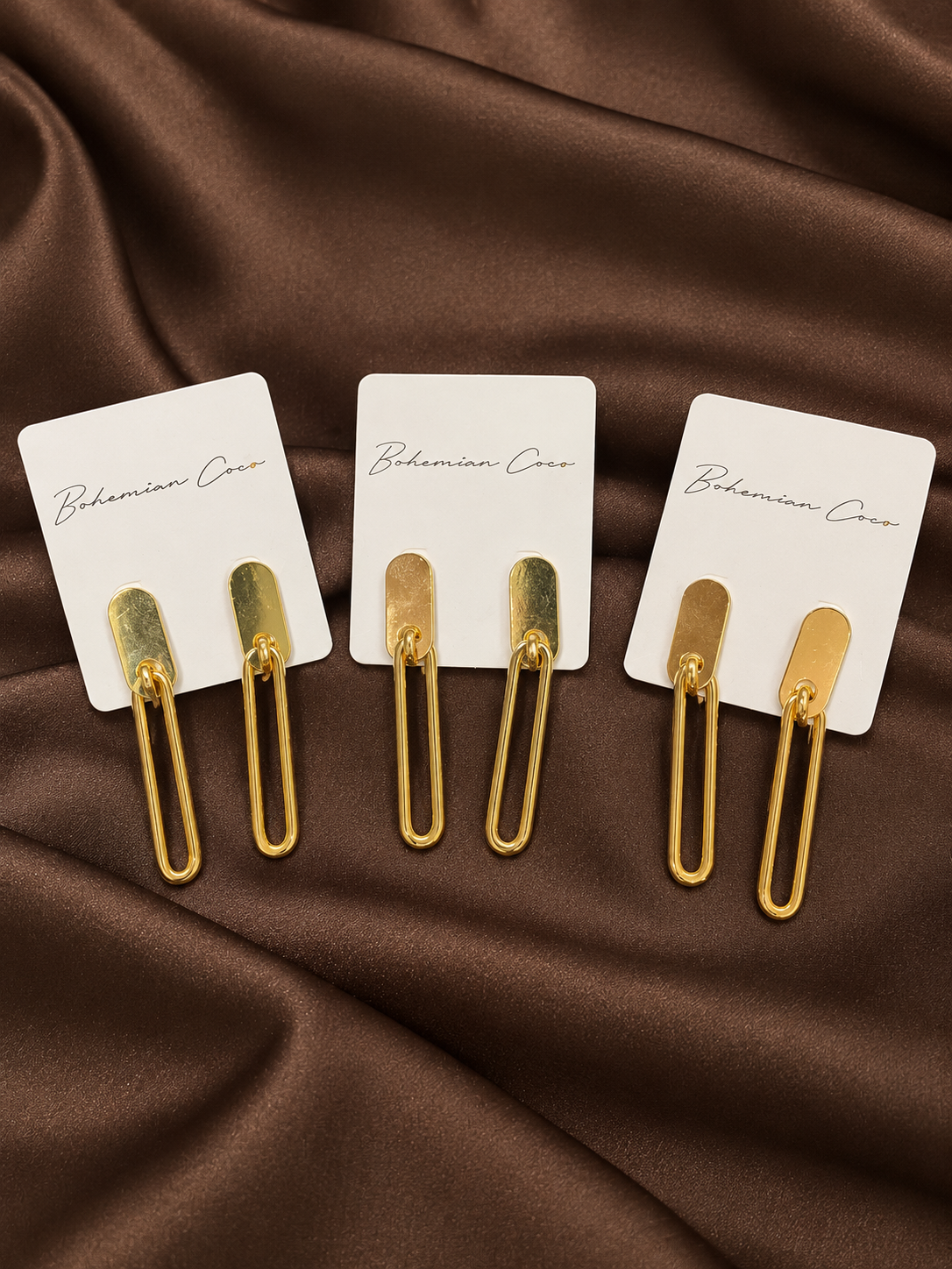 Gold & Gild Link Earrings