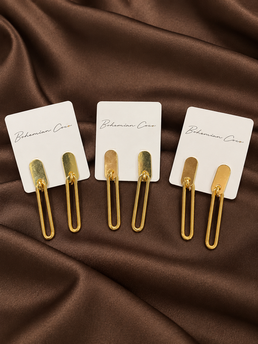 Gold & Gild Link Earrings