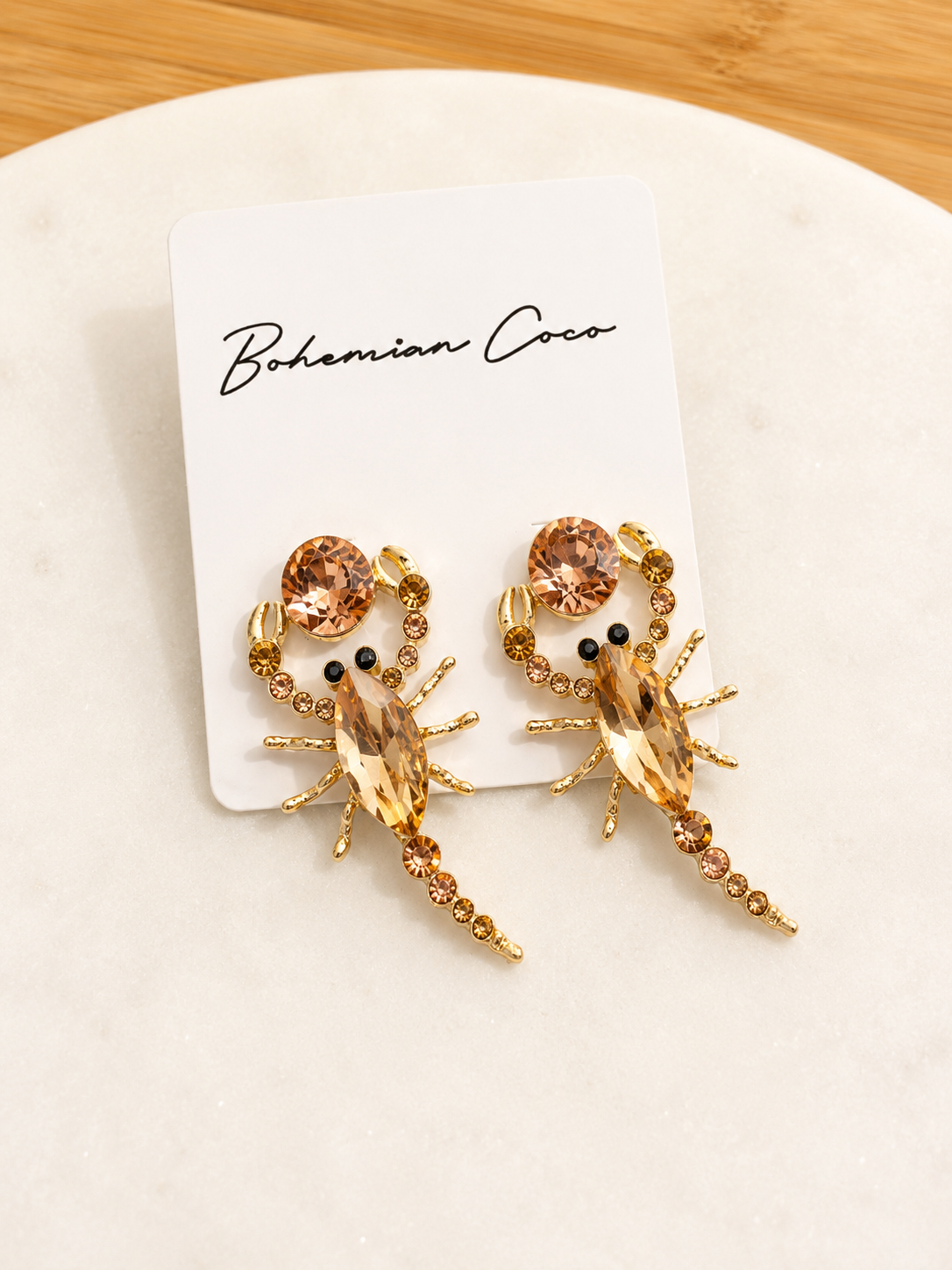 Cancer Zodiac Statement Earrings