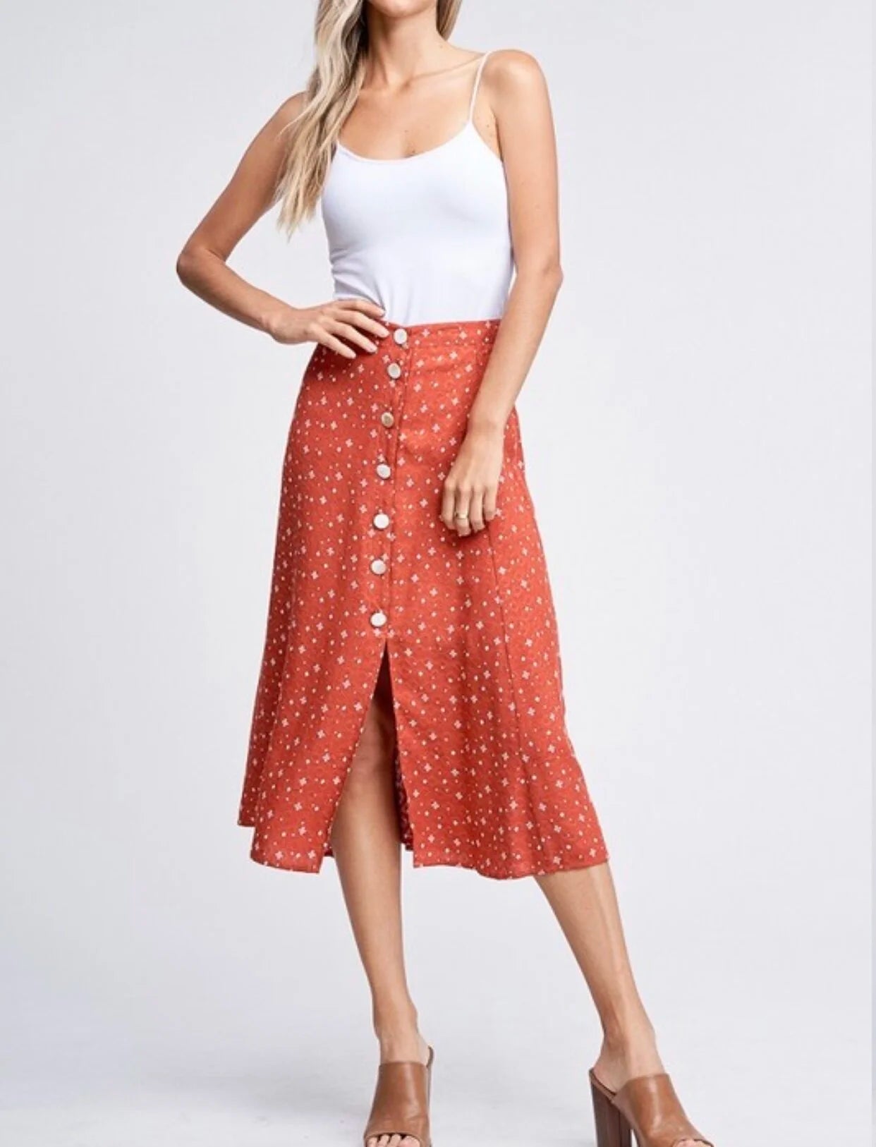 Boho Magic Midi Skirt