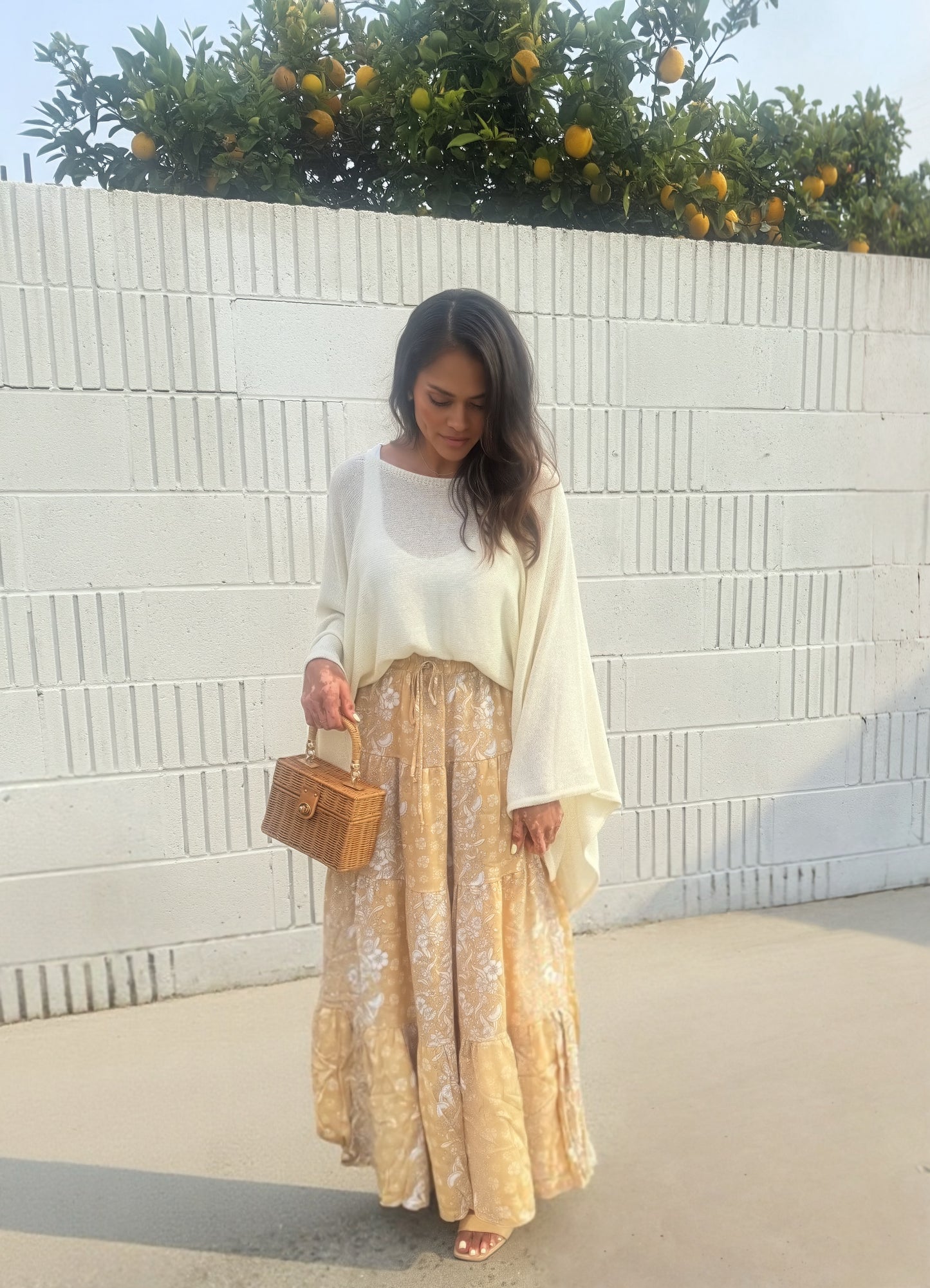 Petal Cloud Knit Sweater