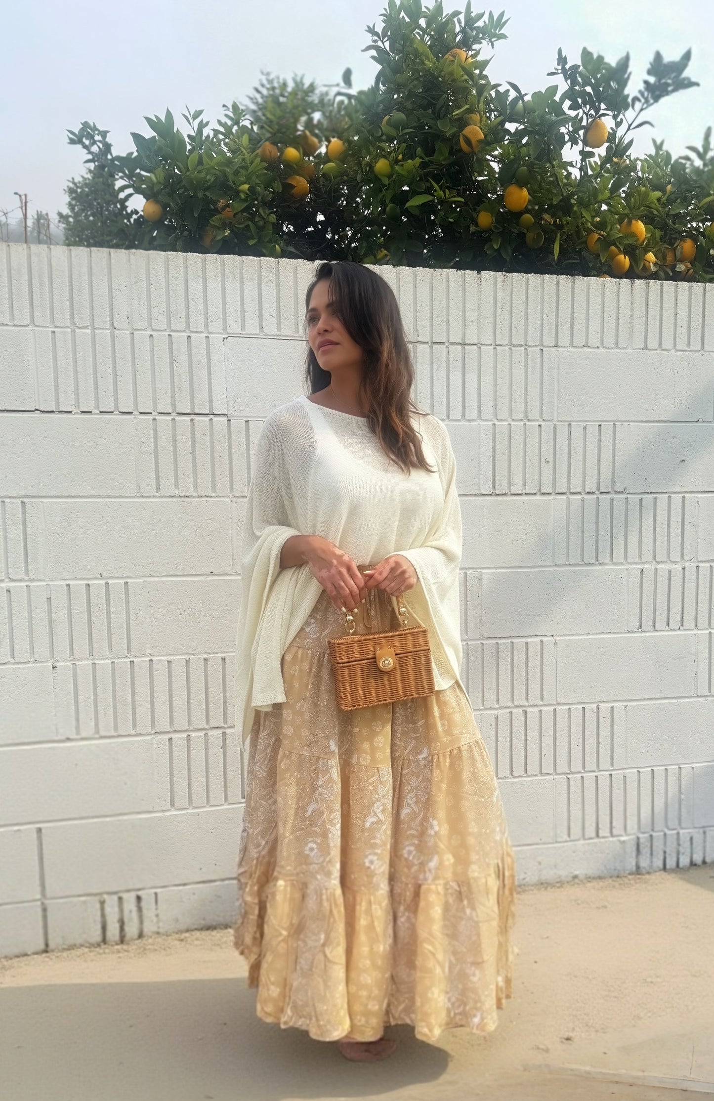 Petal Cloud Knit Sweater
